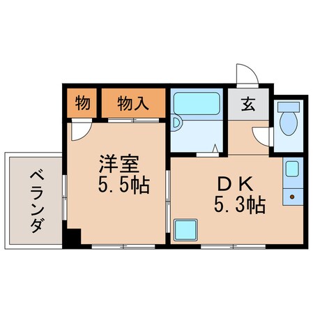 クレスト白壁の物件間取画像